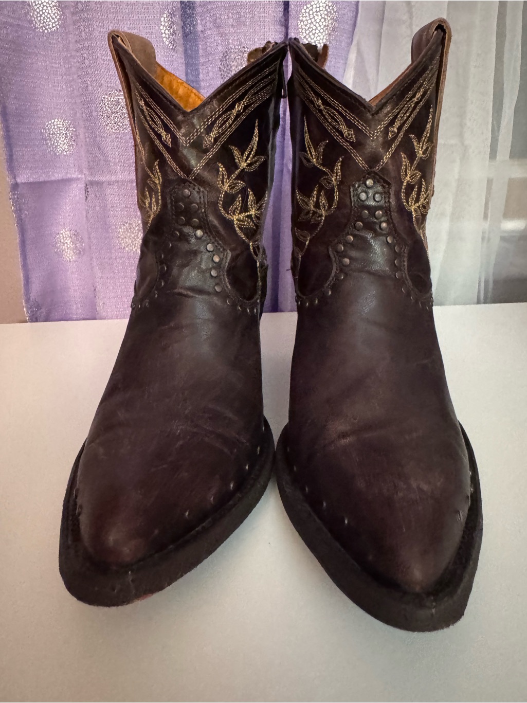 Old Gringo Womenâs Brown Western Leather Cowboy Boots